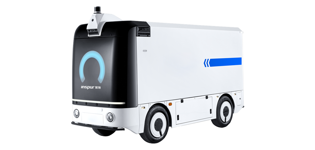 新彩官网无人配送机器人iSoda X100